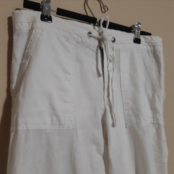 White linen pants - Picture 2 of 4